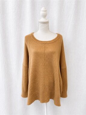 Primark Women's Camel Brown Scoop Neck Sweater